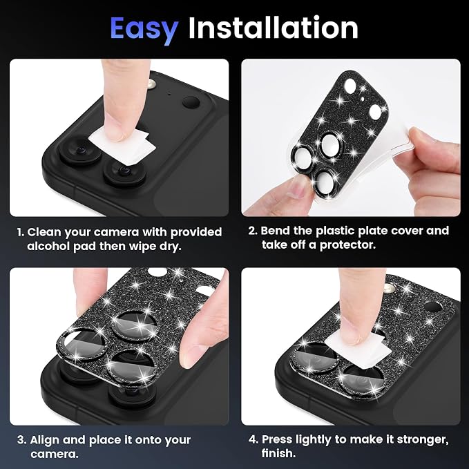 Tensea for iPhone 17 Pro Camera Lens Protector, Metal Aluminum Alloy Tempered - Image 7