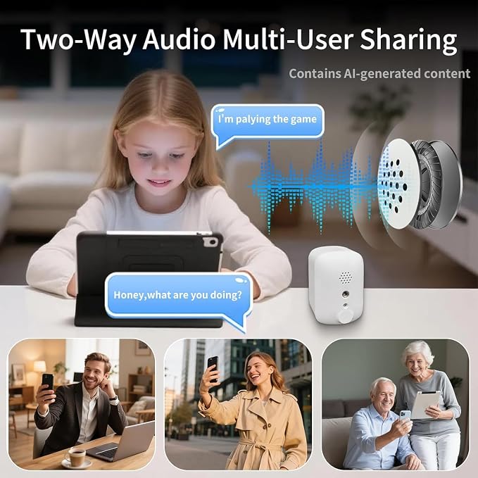 Goalake Wireless Security Camera, 3MP 2K Battery WiFi Camera - Image 5