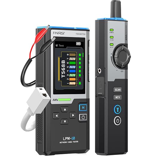FNIRSI LPM-10A Ethernet Tester, Network Cable Tester Kit by FNIRSITechnology