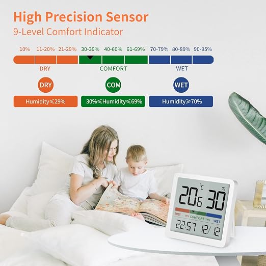 NOKLEAD Indoor Hygrometer Thermometer - Image 4