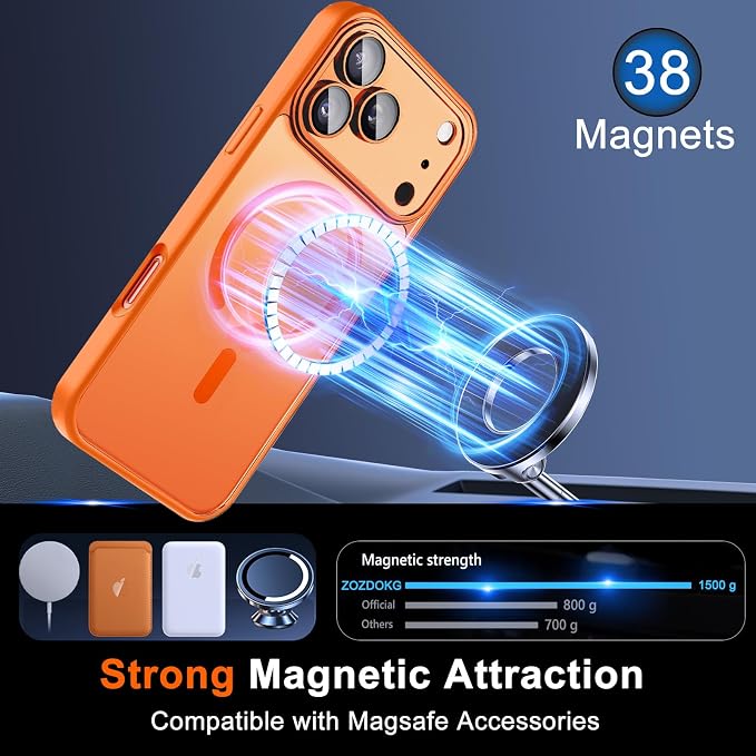 for iPhone 17 Pro Case with Privacy Screen Protector and Camera Protection - Image 3