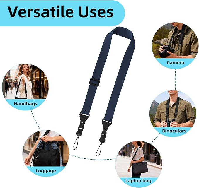 Adjustable Shoulder Strap:Comfortable iPad Strap Nylon Neck Lanyard - Image 8