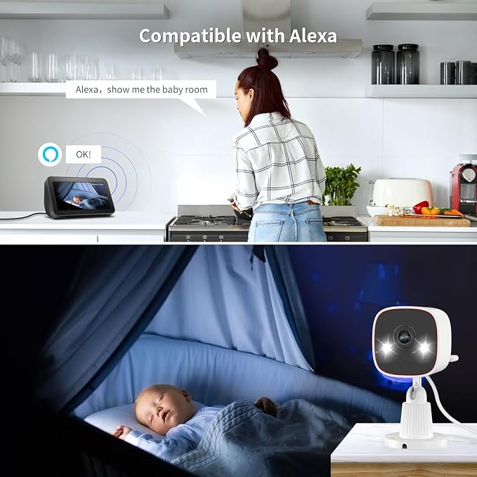 Jennov 2K WiFi Security Camera Indoor/Outdoor, Plug-in Home Surveillance Cam - Image 7