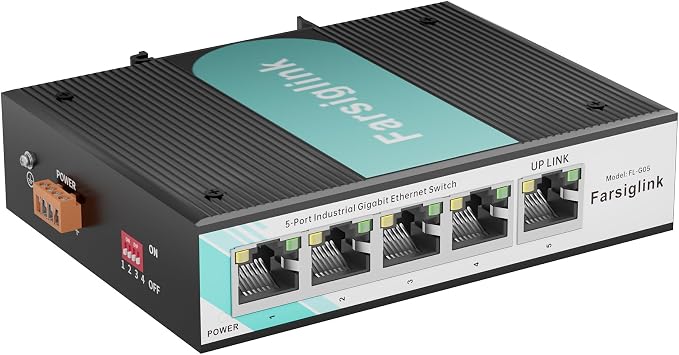 Ethernet Mini Industrial 5-Port Gigabit Switch - Image 8