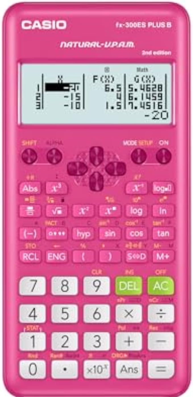 Casio fx-300ES Plus 2nd Edition Scientific Calculator, 262 Functions, Natural by Casio
