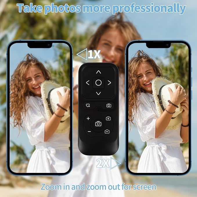Wireless Camera Remote Control for iPhone, Control Phone Camera Shutter and Zoom - Image 2