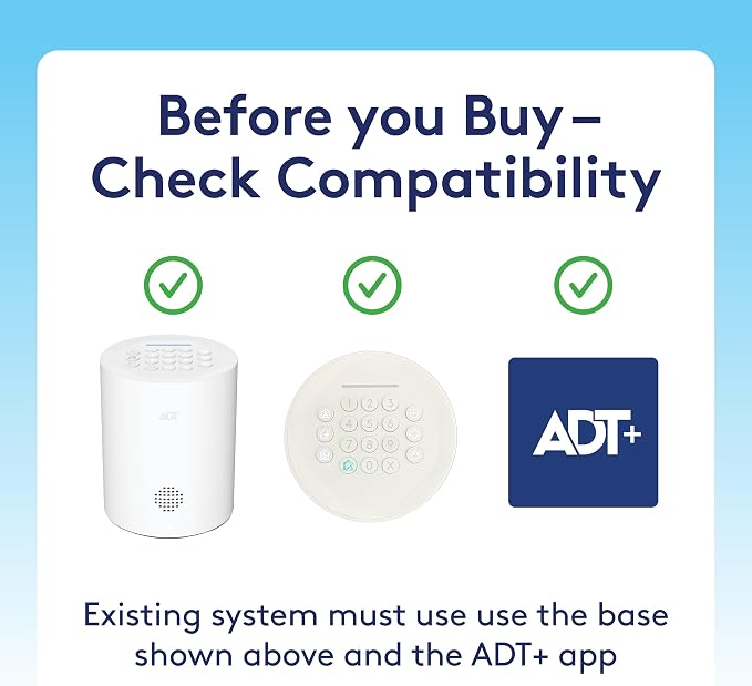 ADT Blu Door/Window Sensor 4-Pack, DIY Smart Home Security, Wireless Door and - Image 5