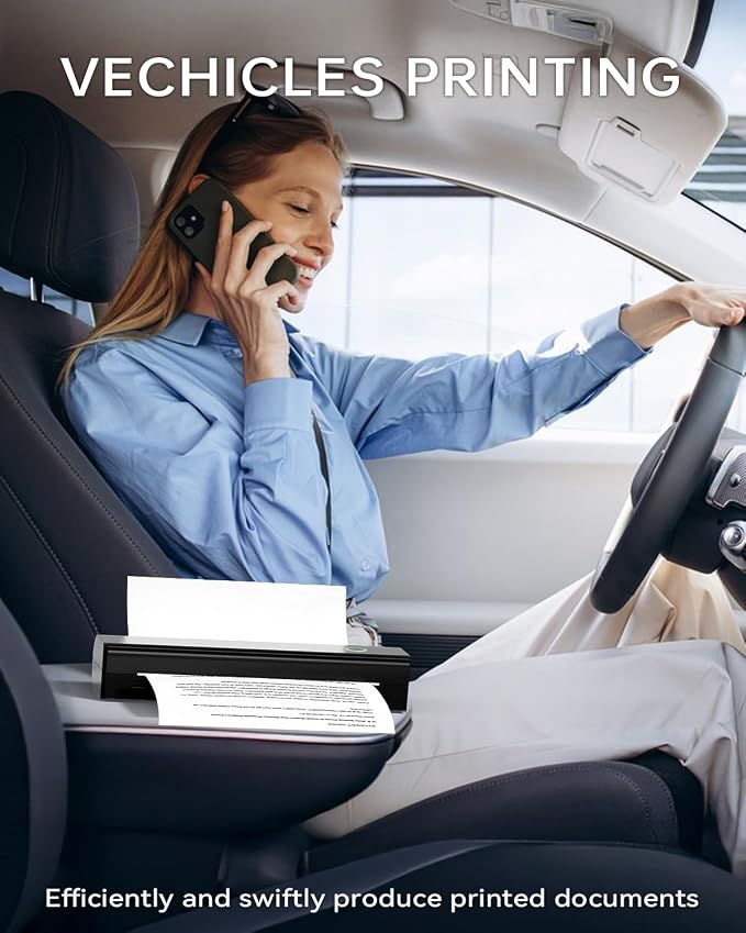 Portable Printers Wireless for Travel, N80 Wireless Thermal Printer Bluetooth - Image 7