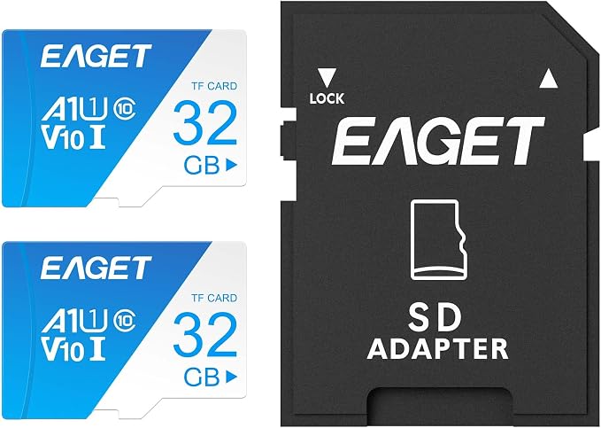 EAGET 2-Pack 32GB TF Memory Card Up to 100MB/s Read 30MB/s Write - Image 8
