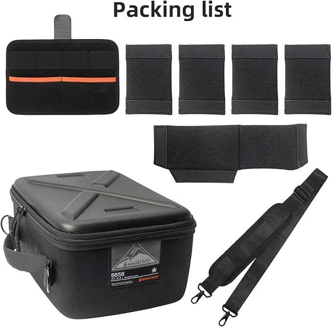 Besnfoto Hard Shell Camera Case Small, Shockproof Waterproof Camera Carrying Bag - Image 7