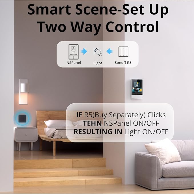 SONOFF Smart Switch, 2-Switch Panel Home Control, WiFi Smart Scene Wall Switch - Image 8