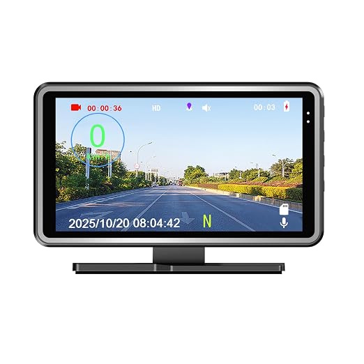 Universal GPS Speedometer Car HUD Digital Speed Display + Dash Camera DVR Video by VJOYCAR