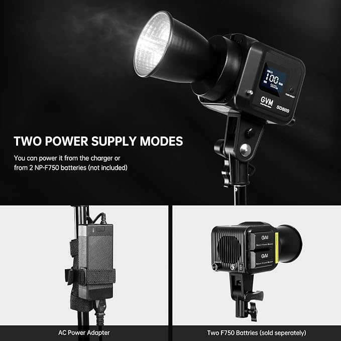 GVM 80W SD80S LED Video Light - Image 8