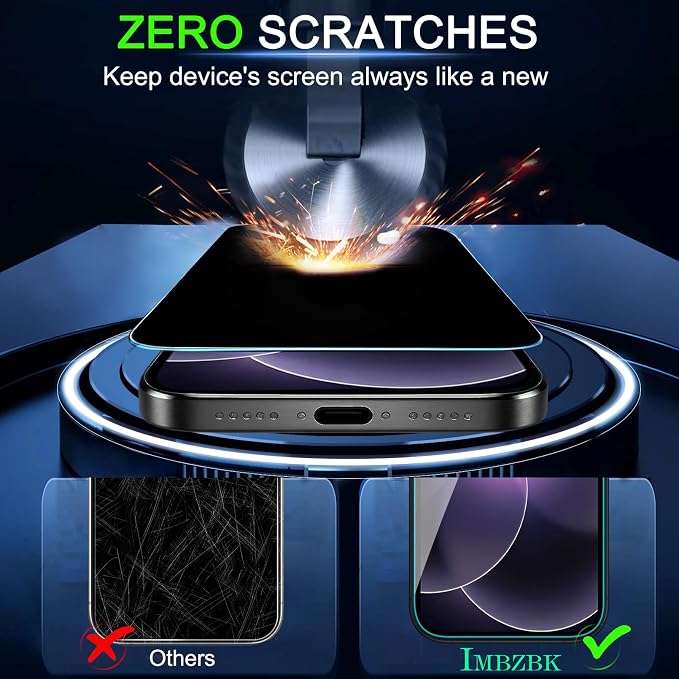 IMBZBK 3 Pack Privacy Screen Protector - Image 4