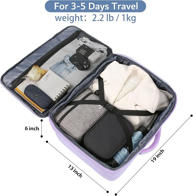 MATEIN Carry on Backpack for Women, 40L Heavy Duty Travel Backpack Airplane - Image 4