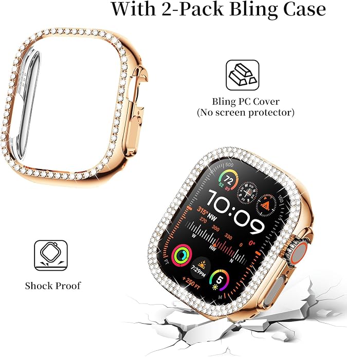 Mosonio Compatible with Apple Watch Band 38mm 40mm 41mm 42mm 44mm 45mm 46mm - Image 4