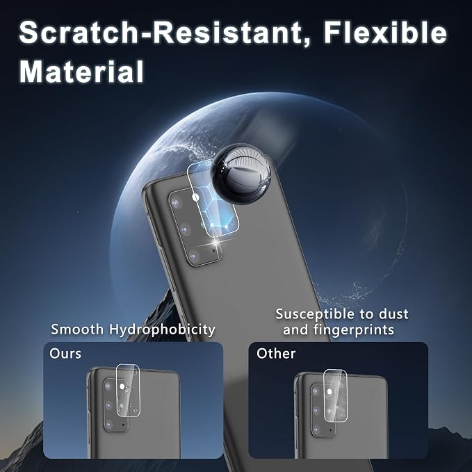 2+2 Pack for Samsung Galaxy S20 Plus Screen Protector and Camera Protectors - Image 4