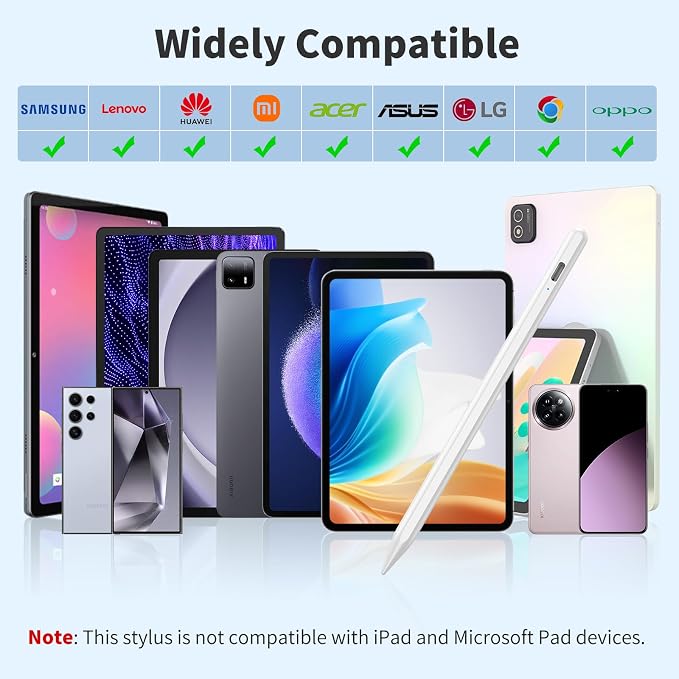 Stylus Pen for iOS&Android Touch Screens, Active Pencil for Samsung, Smart - Image 4