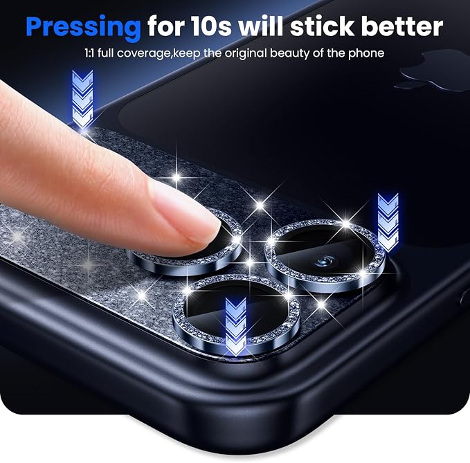 WSKEN for iPhone 17 Pro Camera Lens Protector, Metal Aluminum Alloy Tempered - Image 5