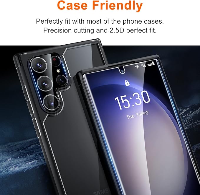 UniqueMe Compatible for Samsung Galaxy S23 Ultra 6.8 inch Screen Protector - Image 6