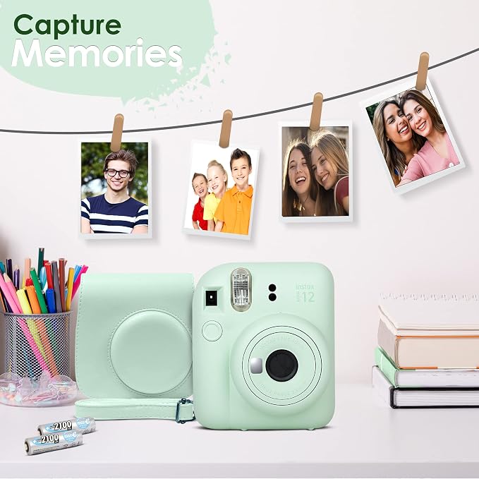 Fujifilm Instax Mini 12 Instant Camera Pastel Blue and Fuji Film Value Pack - Image 9