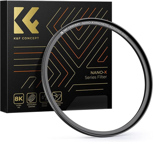 K&F CONCEPT 67-77mm Magnetic Filter Adapter Ring, by KFCONCEPT