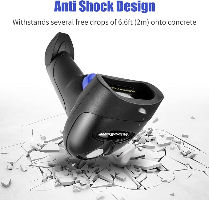 NetumScan USB 1D Barcode Scanner, Handheld Wired CCD Barcode Reader Supports - Image 3
