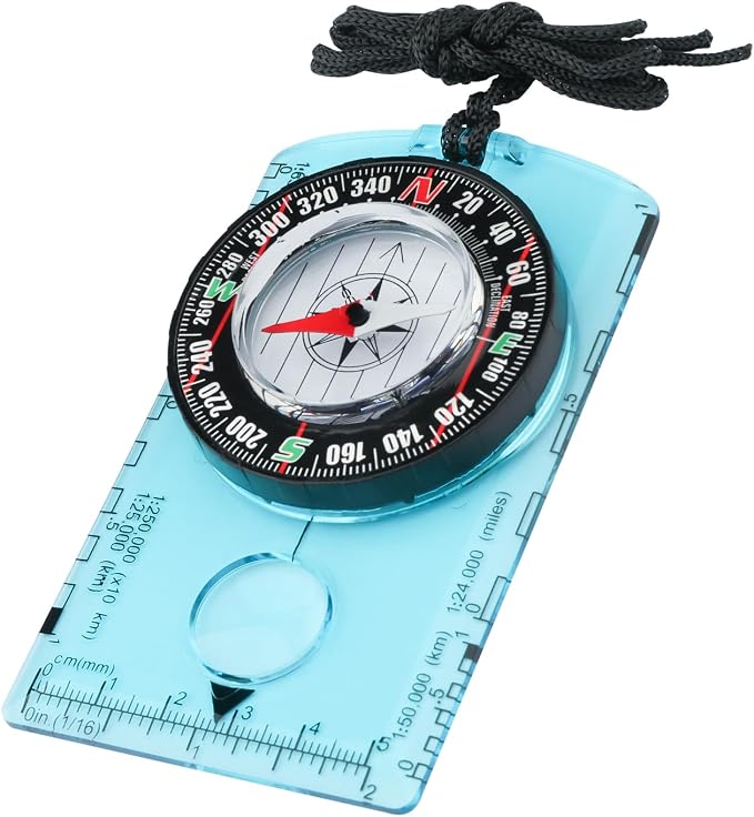 Compass Hiking Survival, Wilderness Survival Compass by HaiKe