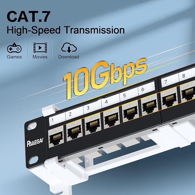 12 Port Keystone Patch Panel - Image 4