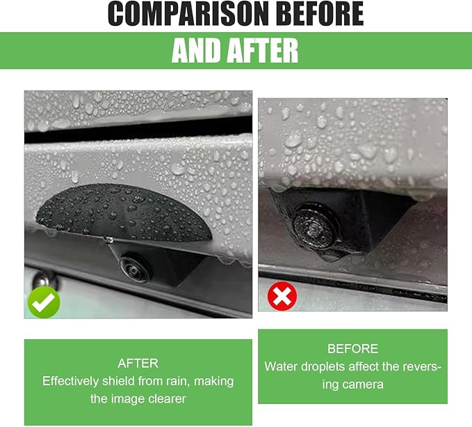Car Rear View Camera Anti-Rain Cover, Silicone Reversing Camera Protective Cover - Image 6