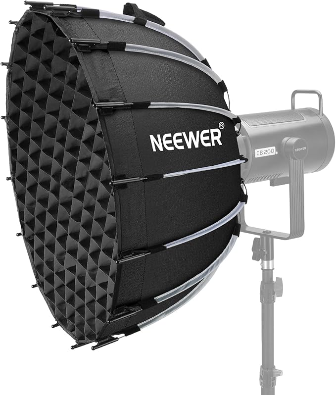 NEEWER Parabolic Softbox Kit, 23.6" Bowens Mount Soft Box by Neewer