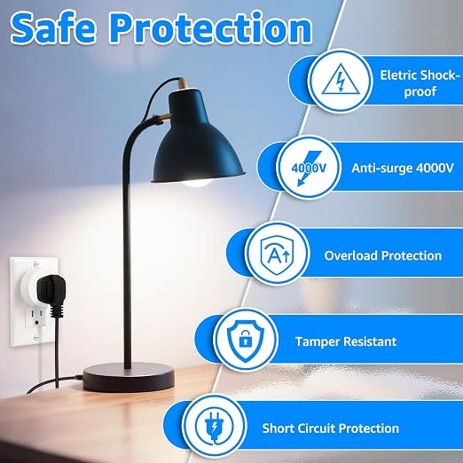 WiFi Smart Outlet Plug with Remote, Compatible with Alexa and Google Home via - Image 7