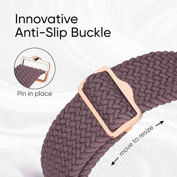 6 Pack Braided Stretchy Bands Compatible - Image 2