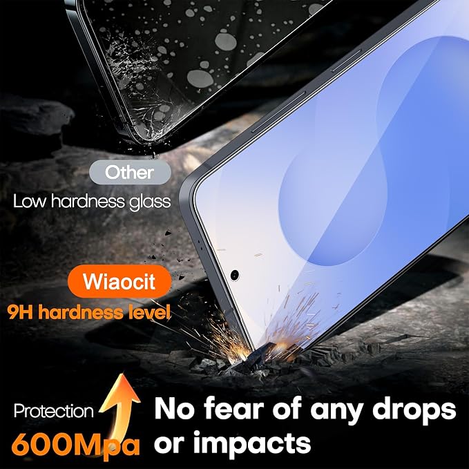 Wiaocit 3 Pack Tempered Glass Screen Protector - Image 3