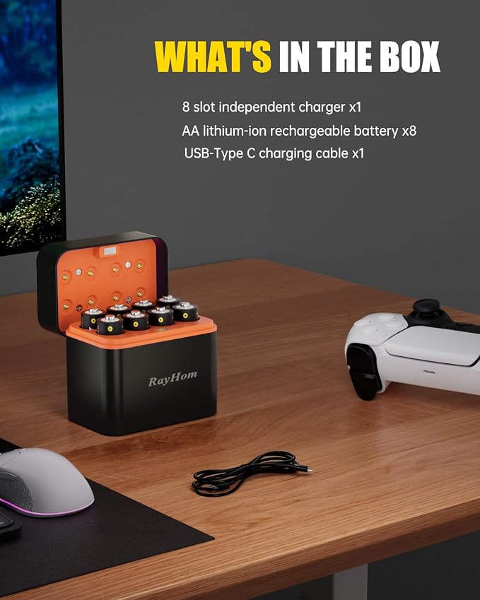 Rechargeable AA Lithium Batteries - Image 7