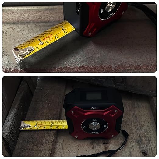 2 in 1 Laser Tape Measure with Level | 131ft/40M Laser Distance Meter Display - Image 8
