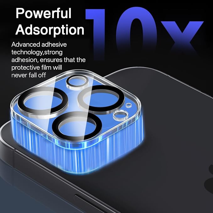 Wiaocit 3 Pack Tempered Glass Camera Lens Protector - Image 3
