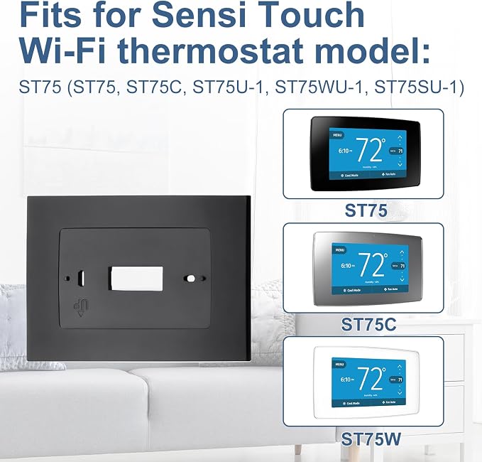 SA5B Thermostat Wall Plate Cover Fits - Image 3