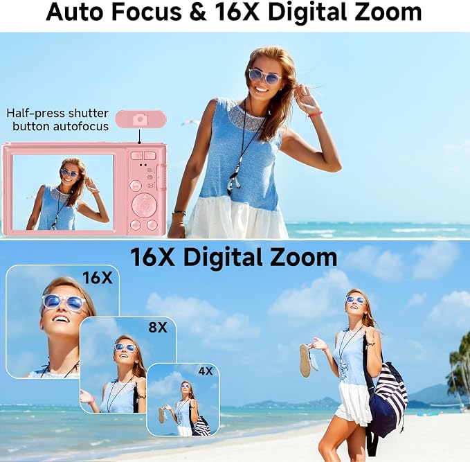 Digital Camera, FHD 4K 44MP Digital Camera - Image 5