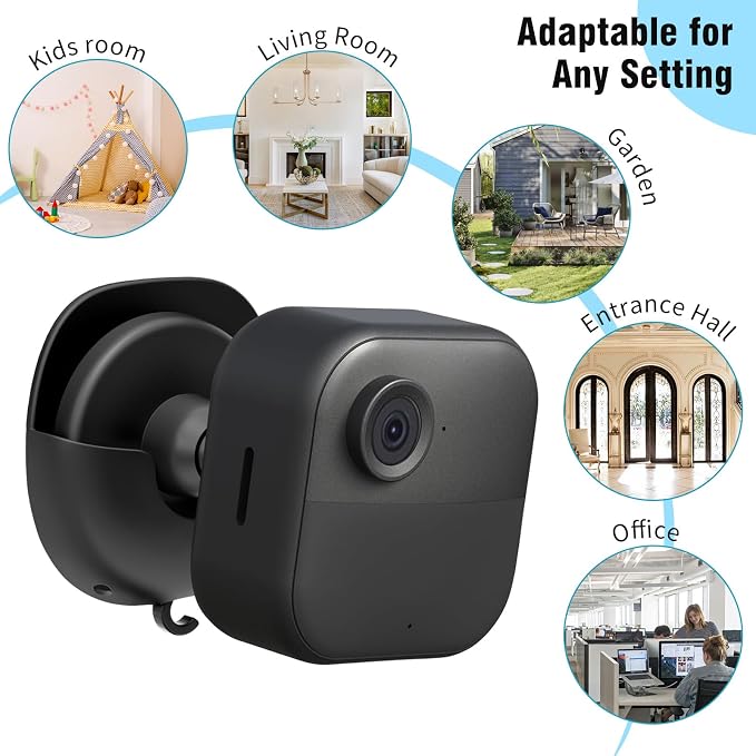 3 Pack Blink Camera No Drill No Screws Wall Mount Bracket - Image 5