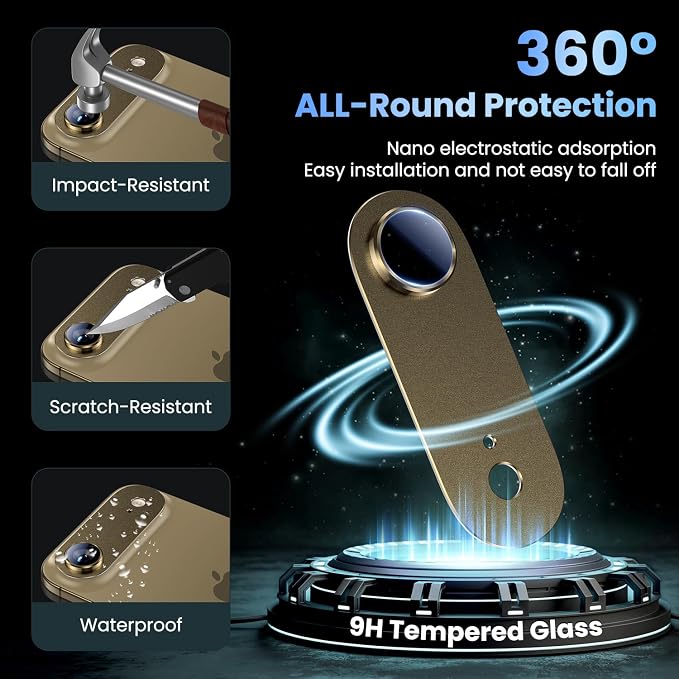 Uyiton Compatible with iPhone Air Camera Lens Protector - Image 2