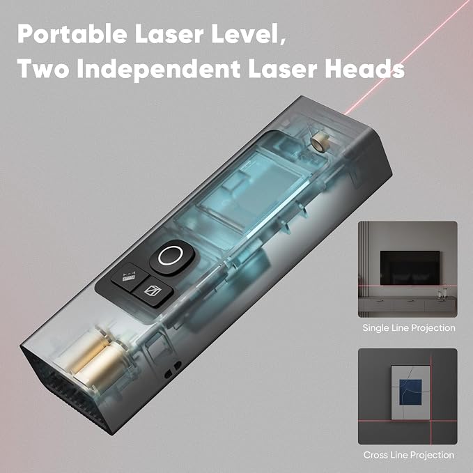 Laser Measure - 393 FT Laser Distance Meters, Type-C Rechargeable Laser - Image 5
