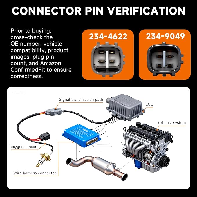 Upstream & Downstream O2 Sensor Set | Direct Replacement - Image 4