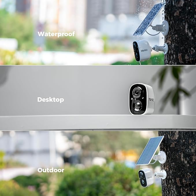 Vicohome 2CG6 Best 2K Solar Security Camera Wireless Outdoor System, No NVR - Image 6