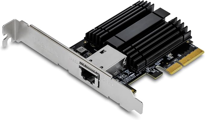 TRENDnet 10G PCIe Network Adapter, TEG-10GECTX, Convert a PCI Express Slot Into by TRENDnet