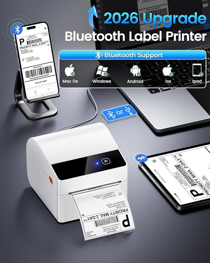 ASprink Bluetooth Shipping Label Printer - Image 2