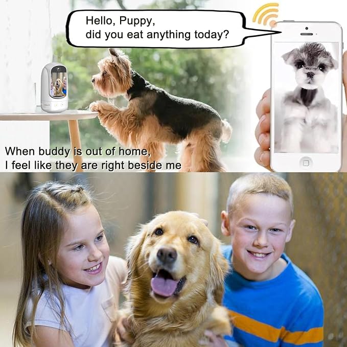 2-Way Video/Audio Security Camera Screen WiFi AI Detection - Image 4