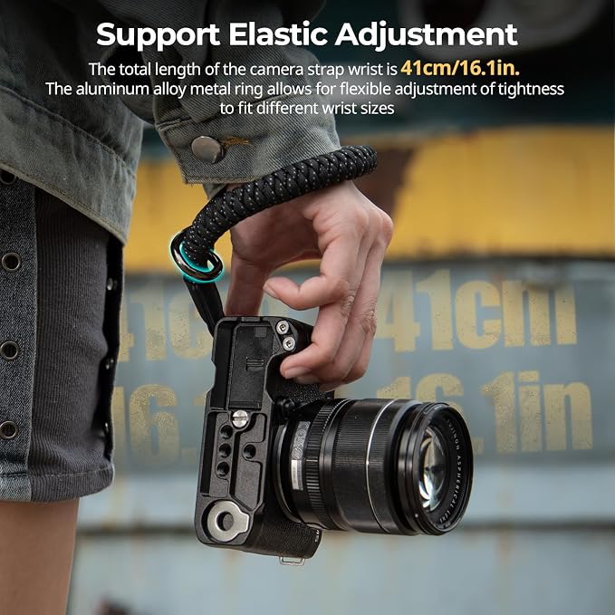 SMALLRIG Camera Wrist Strap, Universal Braided Camera Hand Strap, Adjustable - Image 3