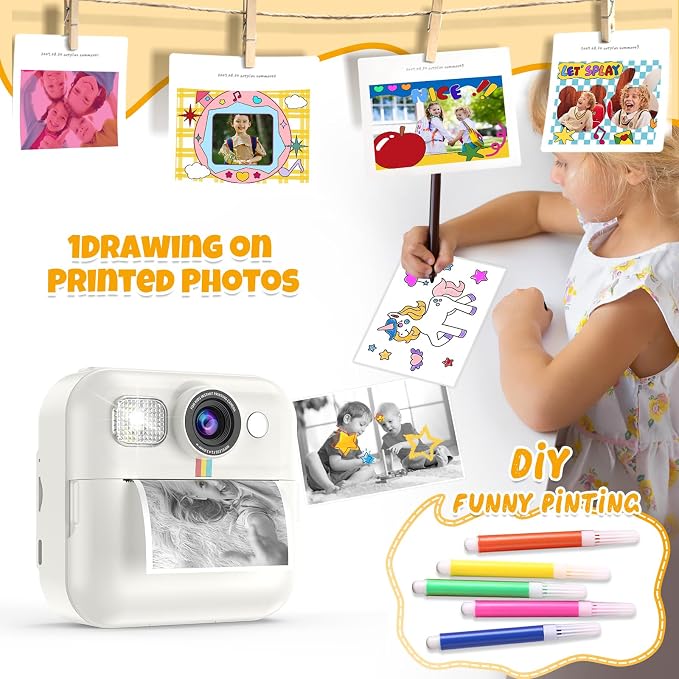 Kids Camera Instant Print Birthday Gifts - Image 5