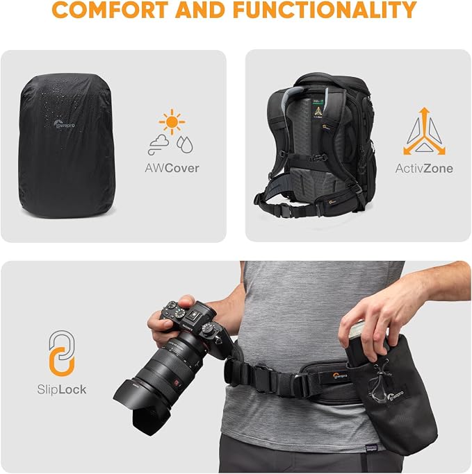 Lowepro ProTactic BP 450 AW III Camera Backpack, 4-point Access, Professional - Image 6